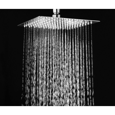 rain rainfall high pressure bathroom stainless steel ss 201 304 shower head